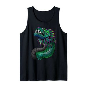 Aztec God Quetzalcoatl Cool Snake Dragon Inca Maya Gift Idea Tank Top